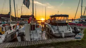 Zachód słońca nad jeziorem Święcajty, Ognisty Ptak, sierpień 2024 r. - zdjęcie 4