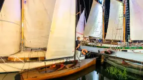 XXV Zlot Klubu Jacht Oldtimer, zdjęcia nocne, sierpień 2024 r. - zdjęcie 22