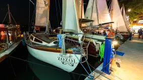 XXV Zlot Klubu Jacht Oldtimer, zdjęcia nocne, sierpień 2024 r. - zdjęcie 13