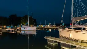 Przystań Nautica nocą, wrzesień 2024 r. - zdjęcie 41