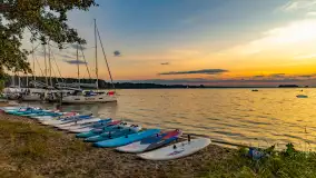 Sierpniony zachód nad jeziorem Dargin 2024 - zdjęcie 11