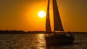 Mazury przed zachodem słońca nad jeziorem Śniardwy i Mikołajskie, wrzesień 2024 r. - zdjęcie 1