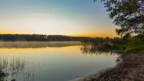 Wschód słońca nad jeziorem Iławki, październik 2024 r. - zdjęcie 11