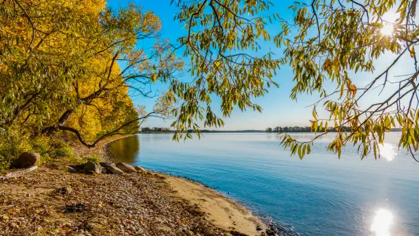 Jesień nad jeziorem Niegocin, październik 2024 r. - zdjęcie 6