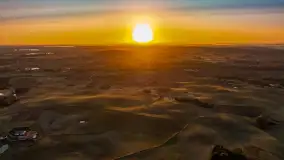 Jezioro Iławki z lotu ptaka o wschodzie słońca, październik 2024 r. - zdjęcie 14