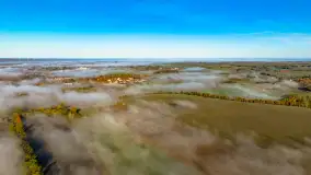 Mgły nad mazurskimi polami i łąkami, październik 2024 r. - zdjęcie 19