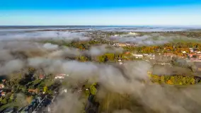 Mgły nad mazurskimi polami i łąkami, październik 2024 r. - zdjęcie 36