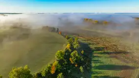 Mgły nad mazurskimi polami i łąkami, październik 2024 r. - zdjęcie 28