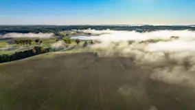 Mgły nad mazurskimi polami i łąkami, październik 2024 r. - zdjęcie 23