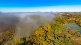 Mgły nad mazurskimi polami i łąkami, październik 2024 r. - zdjęcie 30