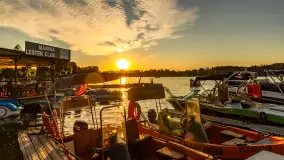 Zachód słońca nad jeziorem Bocznym, Marina Lester Club, lipiec 2024 r. - zdjęcie 5