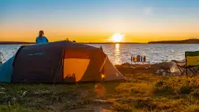 Sierpniowy zachód słońca, jezioro Kisajno i mazurska przyroda - zdjęcie 21