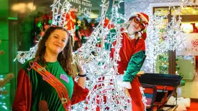 Przystań Świętego Mikołaja w Gwarku – Mazury Zimą Pełne Magii - zdjęcie 17