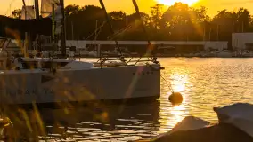 Zachód słońca, port 110, Iława - zdjęcie 7