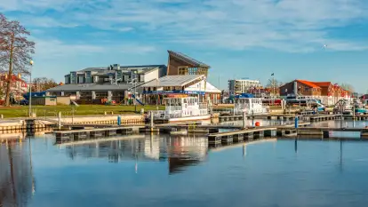 Popołudnie w Ekomarinie Giżycko, grudzień 2024 r.