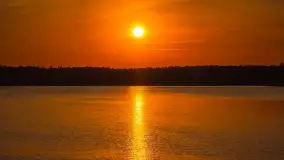 Zachód słońca nad jeziorem Mamry, wrzesień 2024 r. - zdjęcie 4