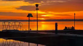 Wschód słońca PTTK Wilkasy, Niegocin, grudzień 2024 r. - zdjęcie 9