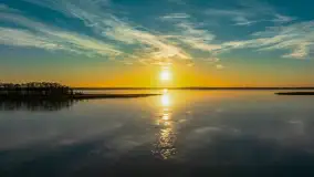 Wschód słońca nad jeziorem Dargin, most Sztynorcki, grudzień 2024 r. - zdjęcie 37