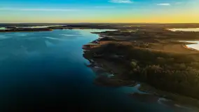 Wschód słońca nad jeziorem Dargin, most Sztynorcki, grudzień 2024 r. - zdjęcie 48