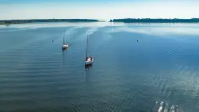 Wrześniowe Mazury z drona cz. II 2024 r. - zdjęcie 33