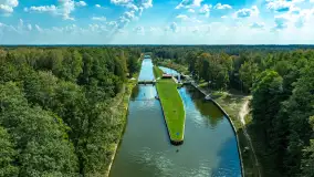 Kanał Jegliński z drona, wrzesień 2024 r. - zdjęcie 25