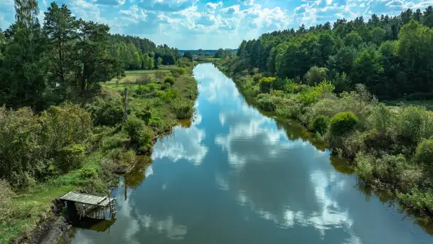 Kanał Jegliński z drona, wrzesień 2024 r. - zdjęcie 7