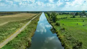 Kanał Jegliński z drona, wrzesień 2024 r. - zdjęcie 36