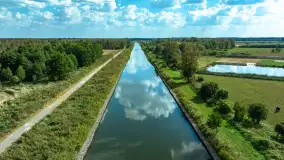 Kanał Jegliński z drona, wrzesień 2024 r. - zdjęcie 27