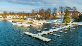 Zimowa zatoka Tracz na zdjęciach z lotu ptaka, styczeń 2025 r. - zdjęcie 19