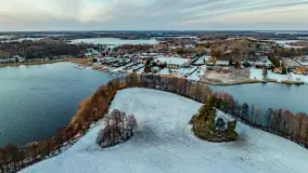 Zachód słońca nad jeziorem Tajty, styczeń 2025 r. - zdjęcie 9