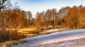 Wschód słońca nad jeziorem Święcajty w Kolonii Rybackiej - zdjęcie 23