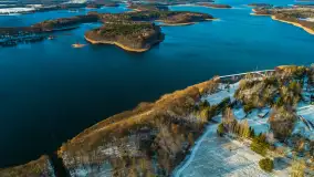 Zimowe Mazury na ujęciach z drona, styczeń 2025 r. - zdjęcie 25