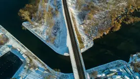 Zimowe Mazury na ujęciach z drona, styczeń 2025 r. - zdjęcie 30