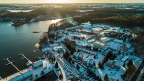 Zimowe Mazury na ujęciach z drona, styczeń 2025 r. - zdjęcie 26