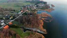 Zachód słońca nad jeziorem Tałty, luty 2025 r. - zdjęcie 2