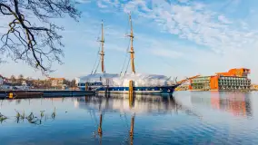 Mikołajki zimą, wersja jeszcze bez śniegu, luty 2025 r. - zdjęcie 1