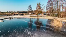 Przystań Nautica w zimowej scenerii, luty 2025 r. - zdjęcie 9