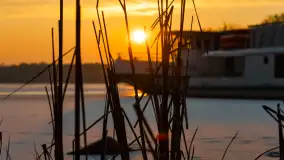 Zachód słońca nad zatoką Tracz, jezioro Kisajno, Giżycko - zdjęcie 7