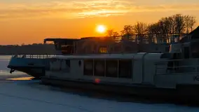 Zachód słońca nad zatoką Tracz, jezioro Kisajno, Giżycko - zdjęcie 12