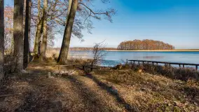 Przedwiośnie na przystani Leśny Zakątek, jezioro Mamry, marzec 2025 r. - zdjęcie 3