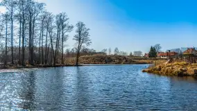 Przedwiośnie w Węgorzewie nad kanałem Młyńskim, marzec 2025 r. - zdjęcie 22