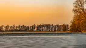 Zachód słońca na Fuledzie, jezioro Dobskie, marzec 2025 r. - zdjęcie 30