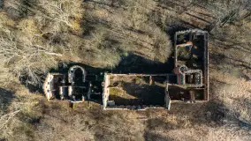 Ruiny pałacu w Prośnie, marzec 2025 r. - zdjęcie 10