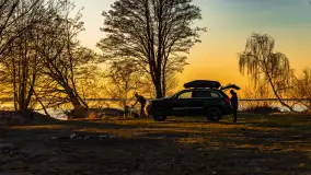 Zachód nad jeziorem Śniardwy, Szeroki Ostrów, marzec 2025 r. - zdjęcie 7