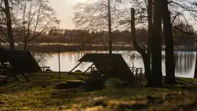 Zachód słońca nad Bindugą Zimny Kąt, marzec 2025r. - zdjęcie 11