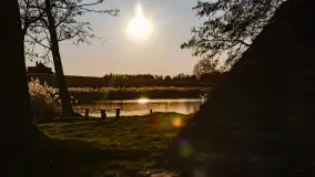 Zachód słońca nad Bindugą Zimny Kąt, marzec 2025r. - zdjęcie 19