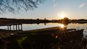 Zachód słońca nad Bindugą Zimny Kąt, marzec 2025r. - zdjęcie 25