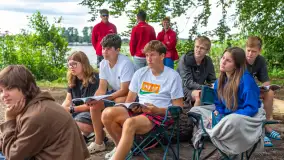 Jeszcze jeden raz nad Jeziorakiem z wizytą w szkole żeglarstwa Ważka - zdjęcie 27