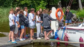 Jeszcze jeden raz nad Jeziorakiem z wizytą w szkole żeglarstwa Ważka - zdjęcie 22