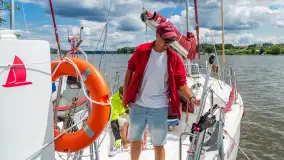 Jeszcze jeden raz nad Jeziorakiem z wizytą w szkole żeglarstwa Ważka - zdjęcie 30